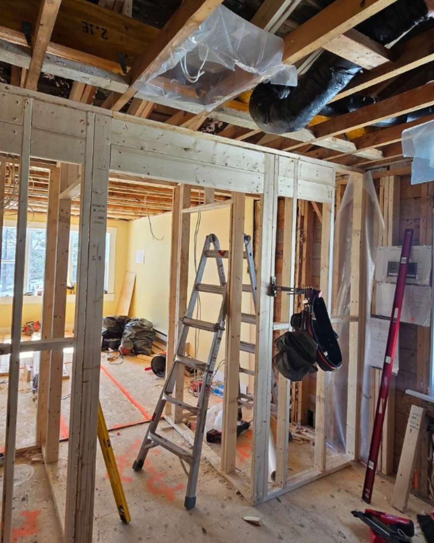 Albany project mid-renovation — photo 17 of the renovation process.