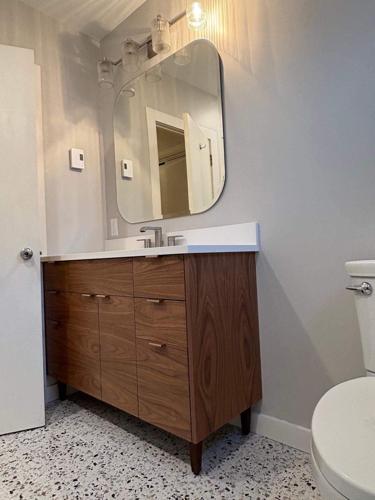 Rennies Mill bathroom — finished interior.