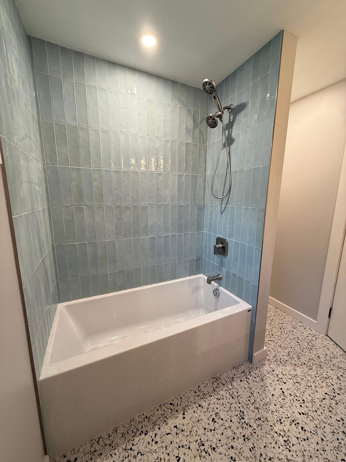 Rennies Mill bathroom — finished interior.