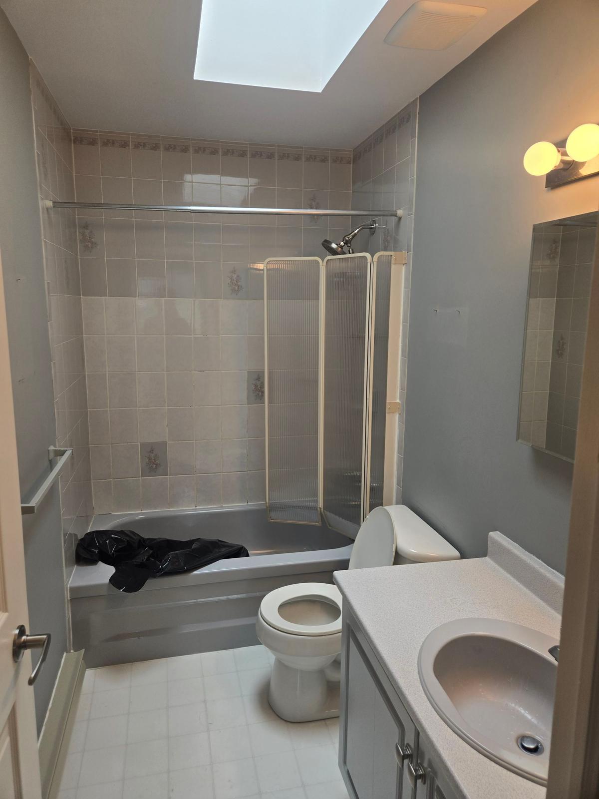 Baker Street bathroom before the renovation began.