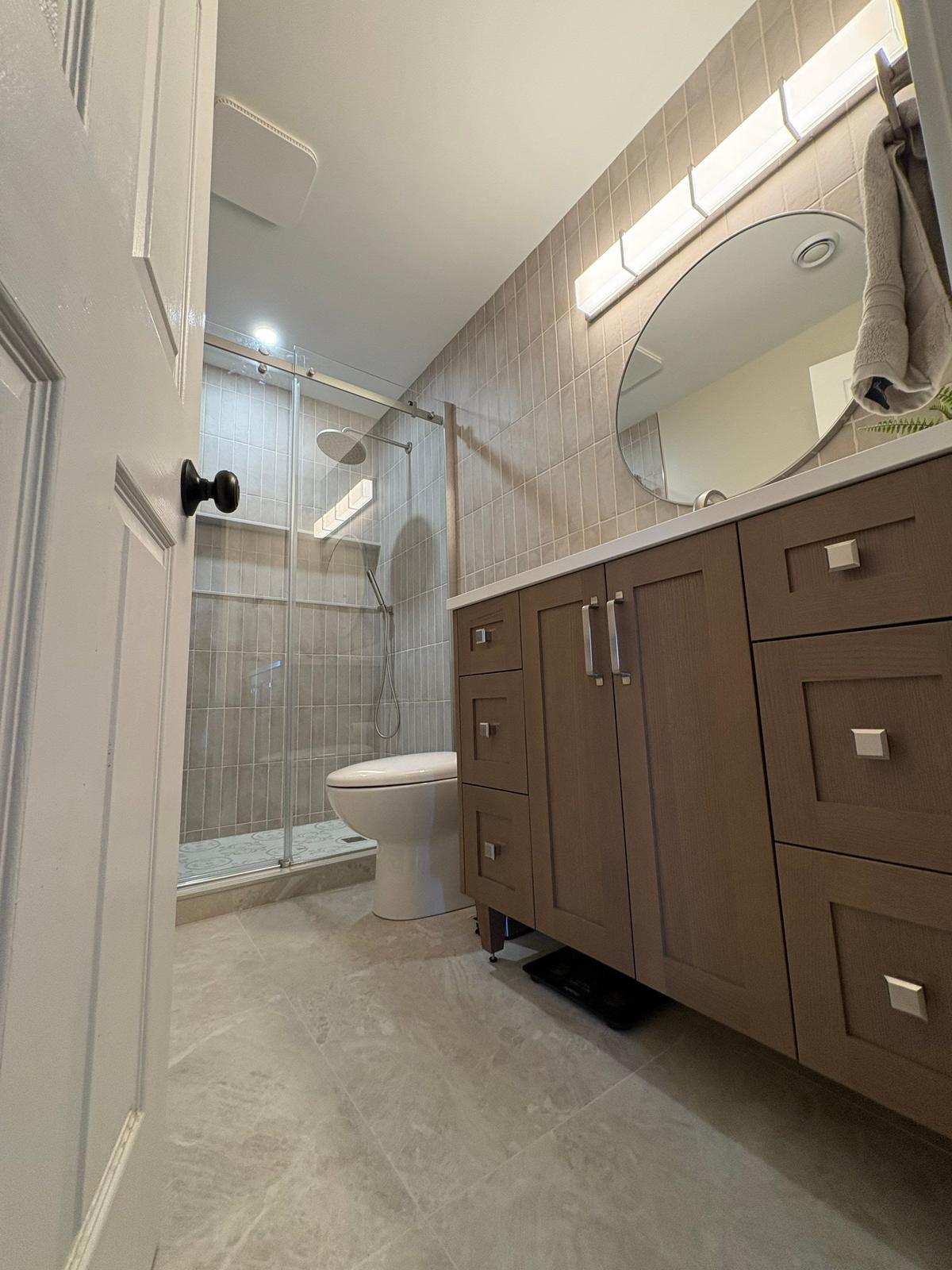 Ranger Avenue — finished interior, second angle.